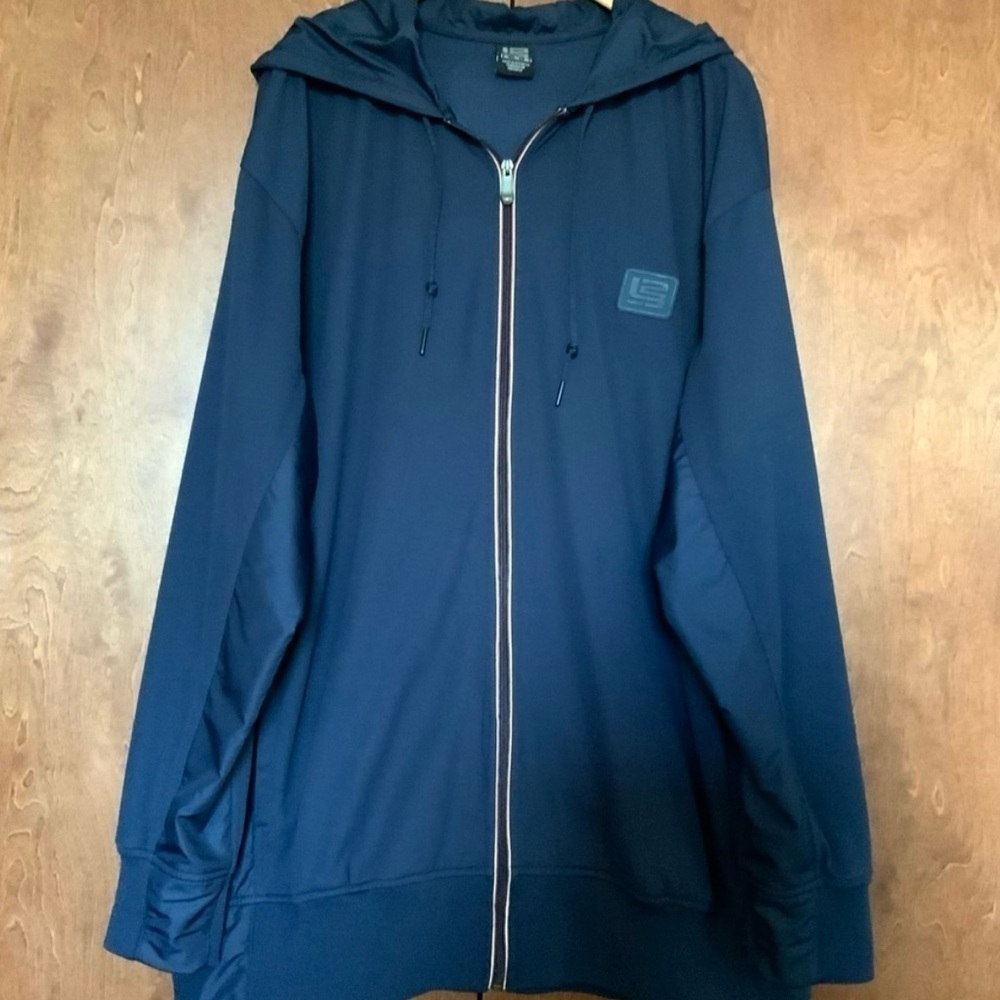 Vintage Nike LBJ23 LeBron James Full Zip Hoodie Jacket Blue Mens XL 2000s